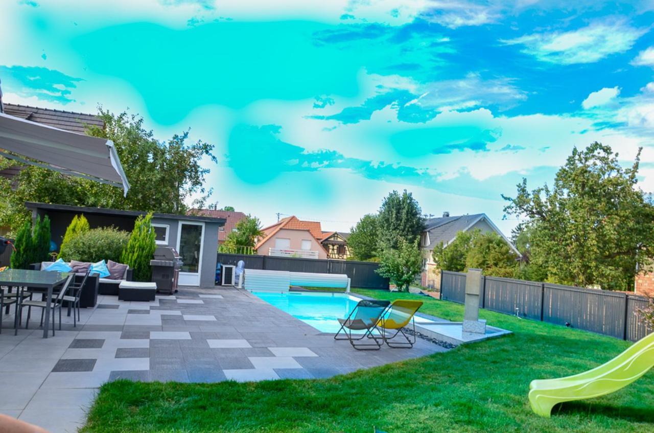 Gites Spa Strasbourg - La Villa 14 Furdenheim Eksteriør bilde